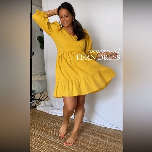 •NWOT Carly Jean Los Angeles FERN Dress. - Picture 11 of 12